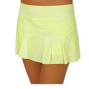 Nike Dri-FIT Victory Pleated Skort – Bright Yellow & White (Size Small)